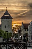 Geulpoort Valkenburg - coucher de soleil