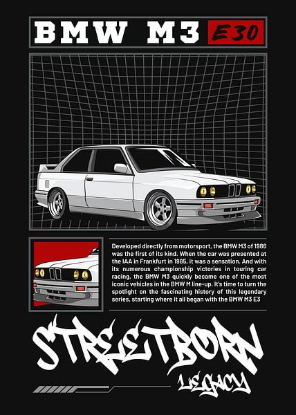 BMW M3 E30 Auto von Adam Khabibi