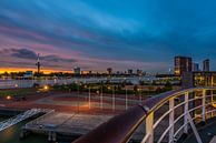 Zonsondergang vanaf de SS Rotterdam van Marco Faasse thumbnail