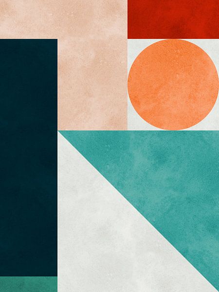 Expressieve geometrische vormen 1 van Vitor Costa