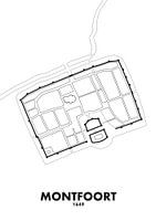 Stadskaart Montfoort 1649