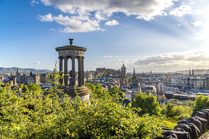 Impression vom Calton Hill über Edinburgh von Melanie Viola