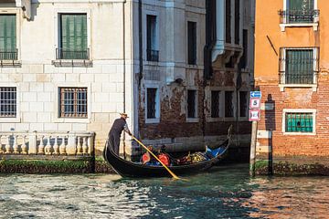 Vue du Canal Grande à Venise, Italie sur Rico Ködder