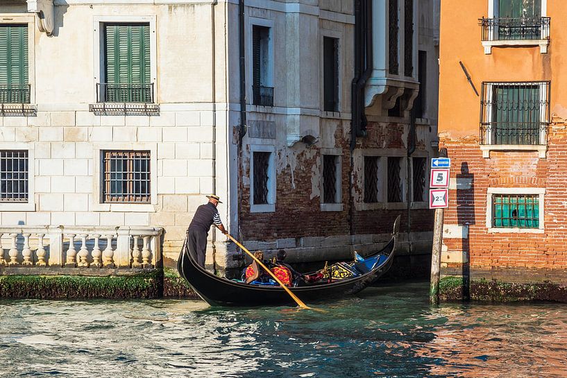 Blick auf den Canal Grande in Venedig, Italien von Rico Ködder