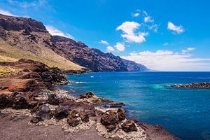 Die Küste des Atlantischen Ozeans auf Teneriffa