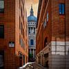 Lane to St. Paul's Cathedral by Rene Siebring