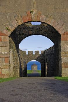 Schloss mit Blick auf das Meer