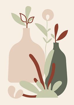 Still life with vase (10) by Sabine Minten