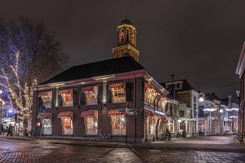 Stadsgezicht Zwolle avond