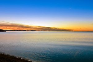 Coucher de soleil à Cefalù, en Sicile