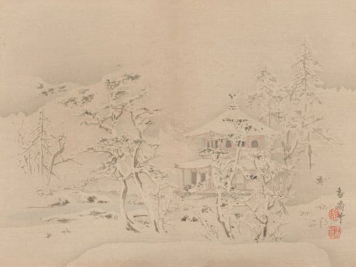 Motief uit Yōfu gajō (Fotoalbum van de vreedzame hoofdstad) van Peter Balan