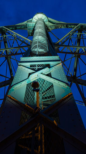 Elbe Brug Blauw Wonder
