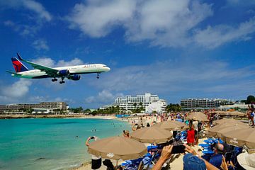 Landeanflug am Maho-Beach von Matthias Stolt