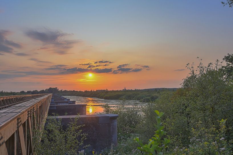 Sunset at the Moerputtenbrug by Ans Bastiaanssen
