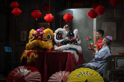 Chinese draken in Lasem