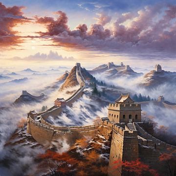 Chinese Muur van TheXclusive Art