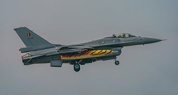 Belgische General Dynamics F-16A Fighting Falcon. van Jaap van den Berg