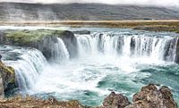 Icelandic waterfall