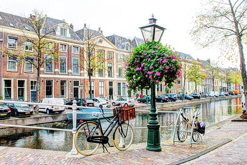 Hoek Rapenburg Doelenbrug Leiden