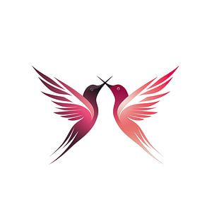 Vögel in Liebe