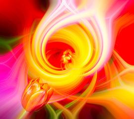 Abstraktes Foto digital verfremdet von ManfredFotos