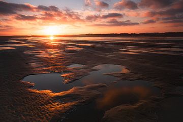 Sonnenuntergang Terschelling von Jan Linskens