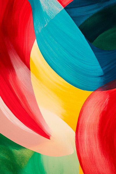 Farbenspiele – Tanz der Emotionen von Poster Art Shop