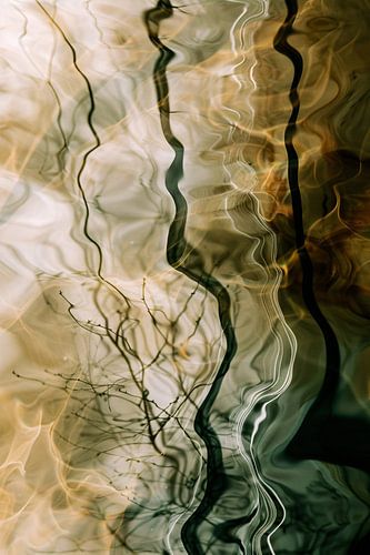 Abstracte lijnen en reflecties