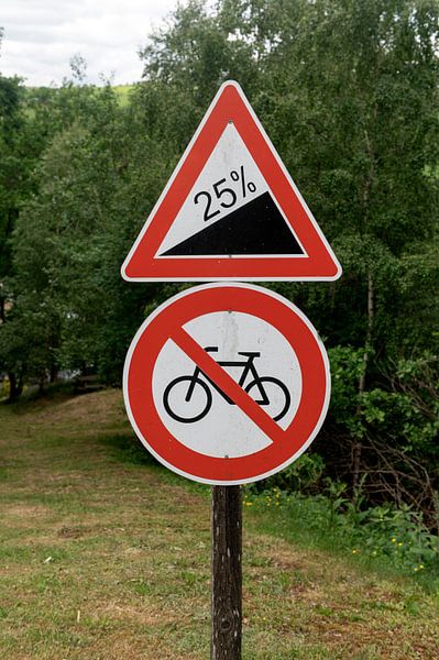 25% Bicycles prohibited by Richard Wareham