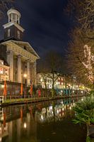 Sint Augustinuskerk in de avond, Utrecht