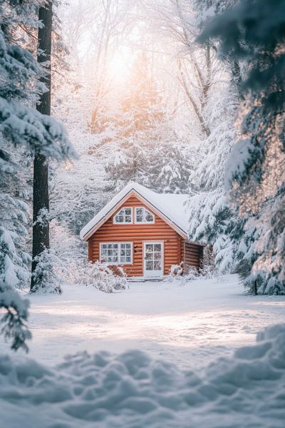 Noël en hiver par Poster Art Shop