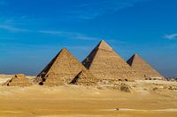 The pyramids of Giza in Egypt