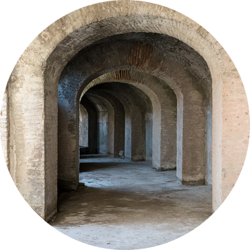 Catacomben van het Amfitheather in Pompeii van Jaco Verheul