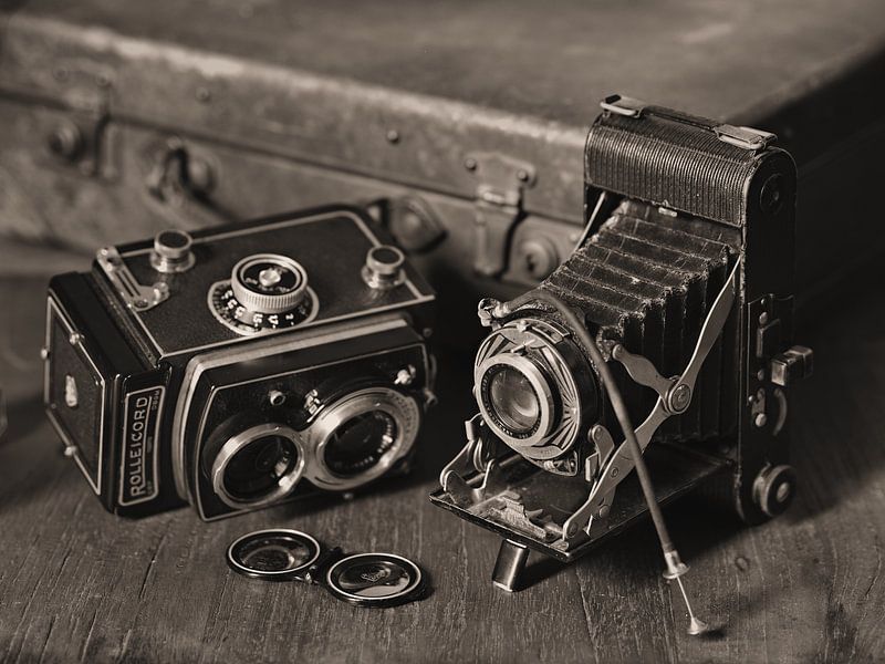 Nostalgie- antieke fototoestellen van BHotography