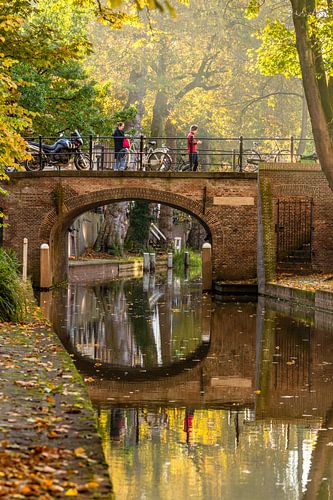 Wandelaars in het centrum van Utrecht.