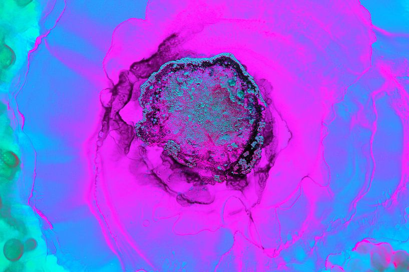 Abstracte Bloem/Abstract Flower/Abstrakte Blume/La Fleur abstraite van Joke Gorter