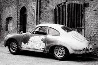 Porsche 356 sport trouver grange avec beaucoup de patine