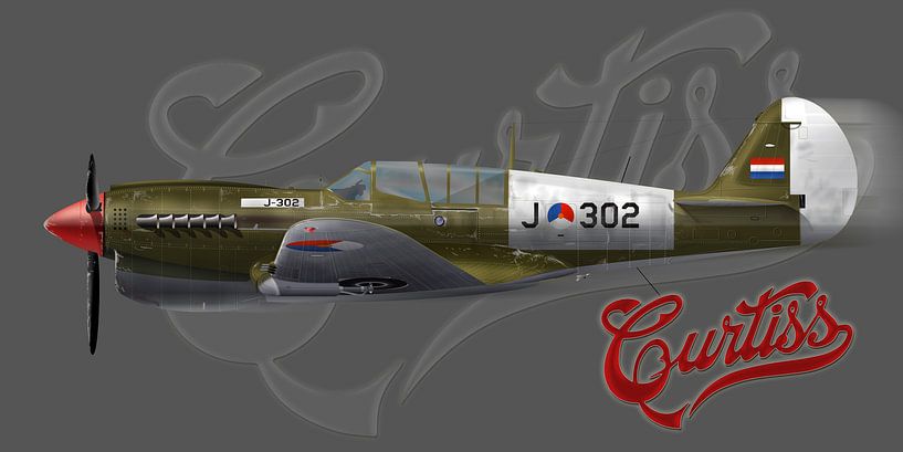 Curtiss P-40 KNIL van Nop Briex