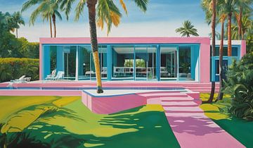 Pink Miami Beach Bauhaus - Pop Art 103 by Kollektiv Team W 32 vs. Felix von Altersheim sur Team W 32 Gallery