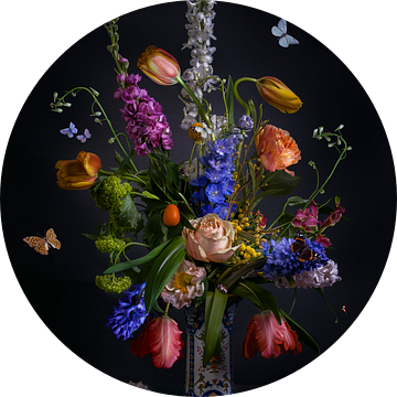Dutch Love bloemstilleven van Sander Van Laar