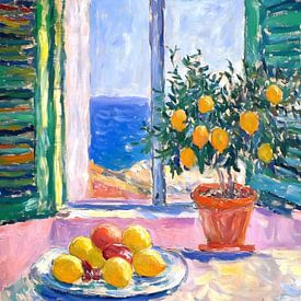 Fenêtre ouverte, vue sur la Méditerranée sur IamHome Studio