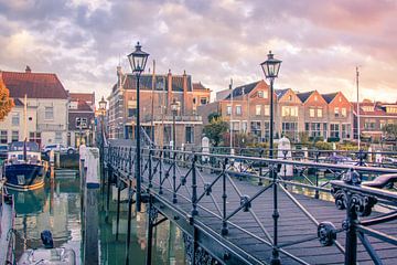 Die Lange Eisenbrücke in Dordrecht von Lizanne van Spanje
