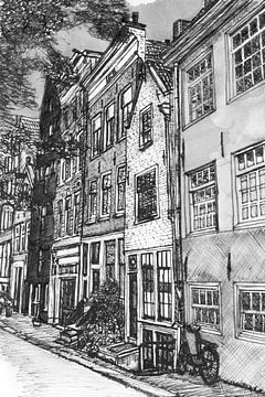 Groenburgwal Amsterdam Nederland van Hendrik-Jan Kornelis