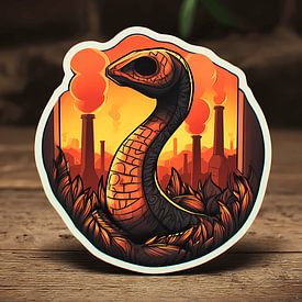 Slang van de ijzeren horizon van Vythryd Arts