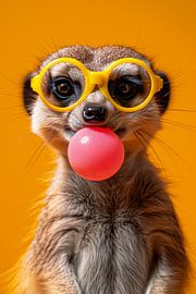 Bubblegum Fun: Stokstaartje 3 van ByNoukk