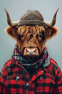 Schottischer Highlander Porträt