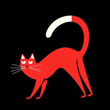 Rode kat van Andreas Magnusson