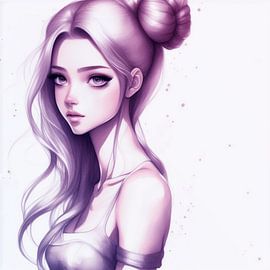 Purple Portia by Hilde Remerie Photography and digital art