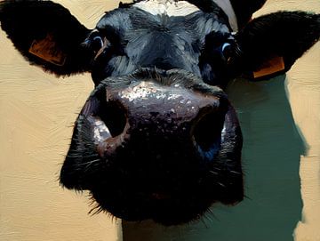 Curious cow by Lauren Wilde