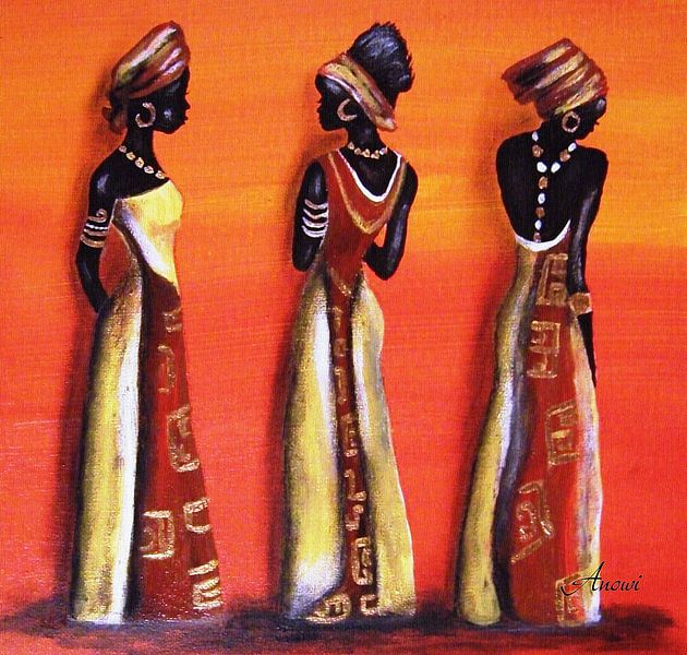 Afrikaanse Dames van Iwona Sdunek alias ANOWI